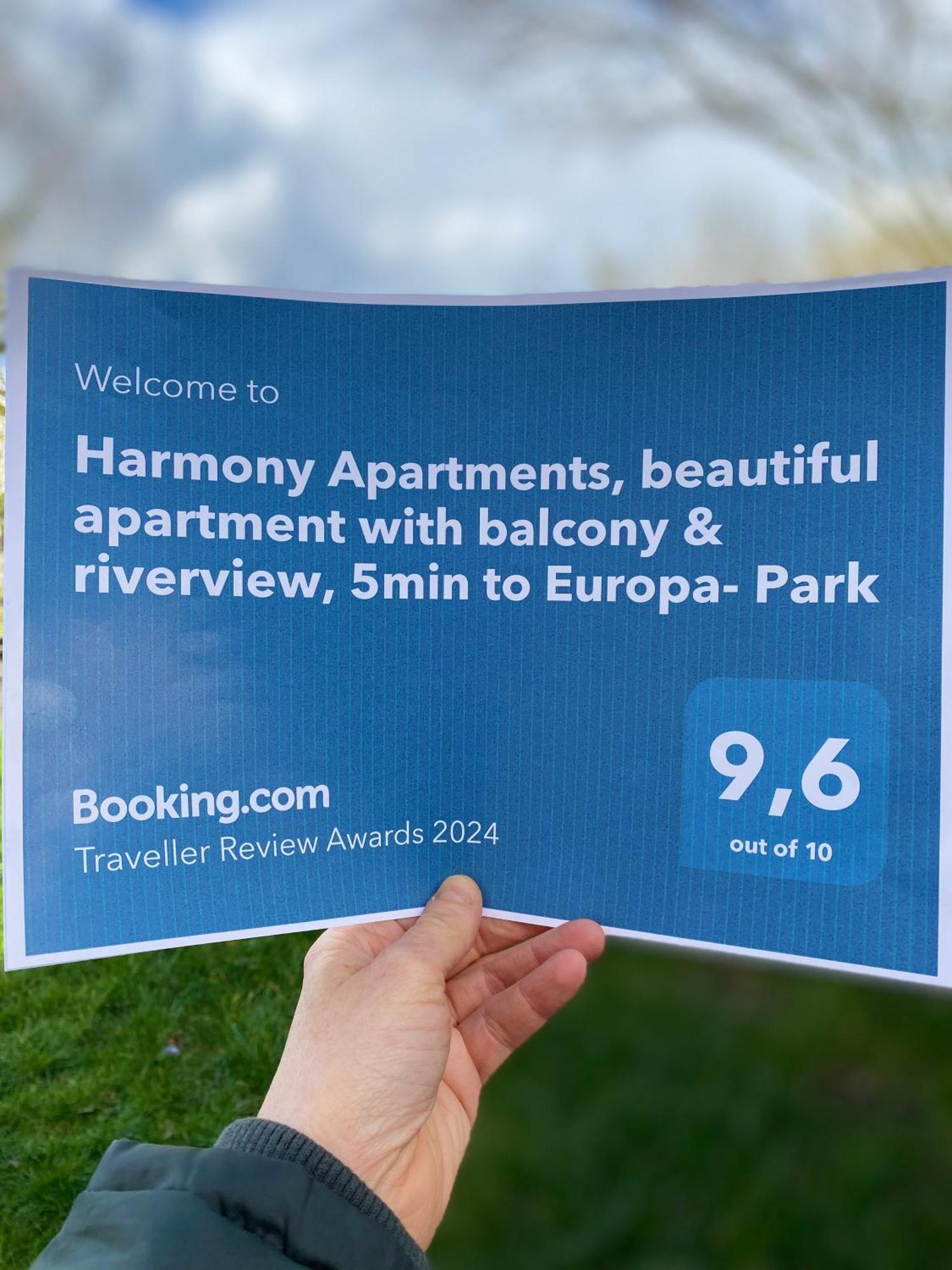Harmony Apartment, Your Holiday Home In Rust With Balcony & River-View, 5Min To Europa-Park Zewnętrze zdjęcie